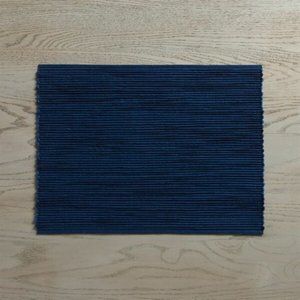 ISO Crate & Barrel Sonoma Navy Blue Indigo Placemats
